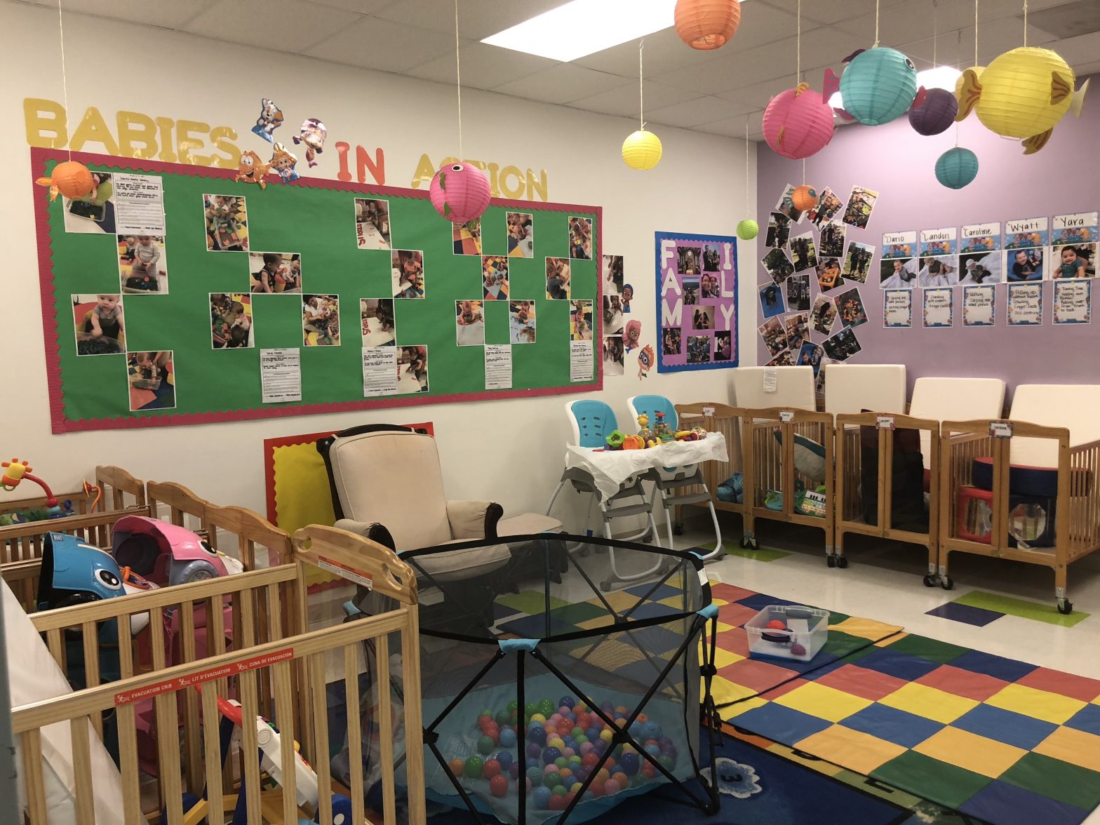 Preschool room in Alexandria location